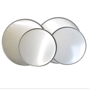 Range Kleen Stovetop Burner Covers Silver  Set of 4